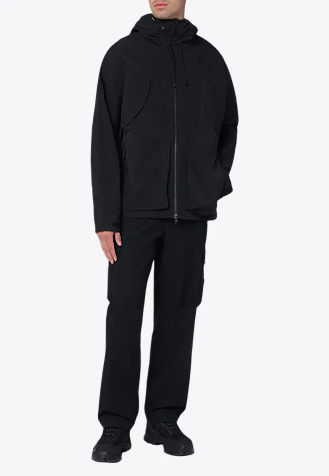3-Layer Shell Hooded Jacket