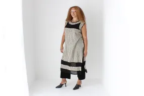 90s Gauzy Gingham Relaxed Dress
