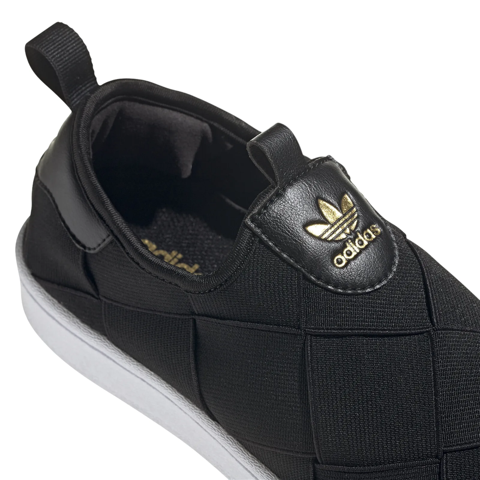 adidas Originals Womens Superstar Slip-on Shoes - Black / White