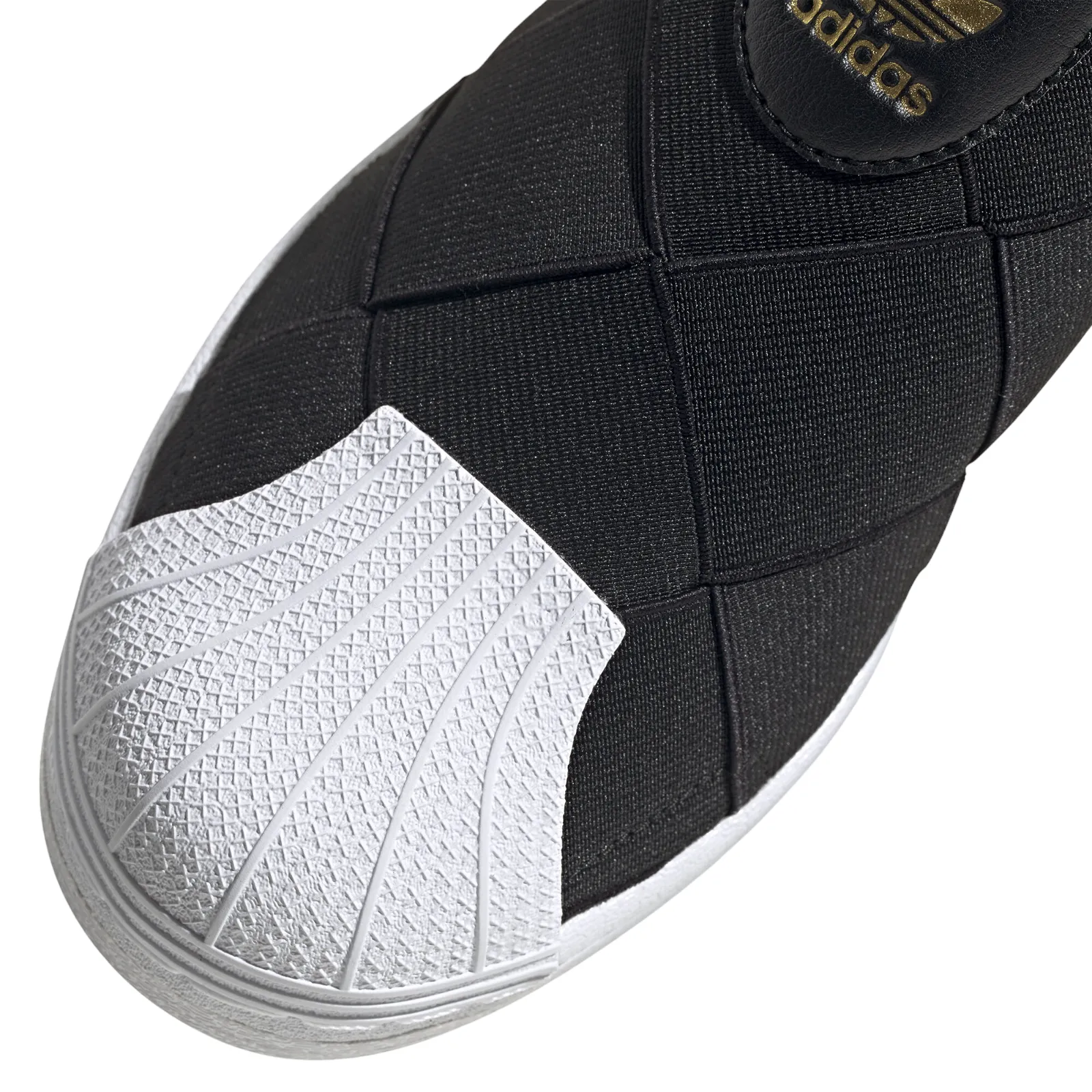 adidas Originals Womens Superstar Slip-on Shoes - Black / White