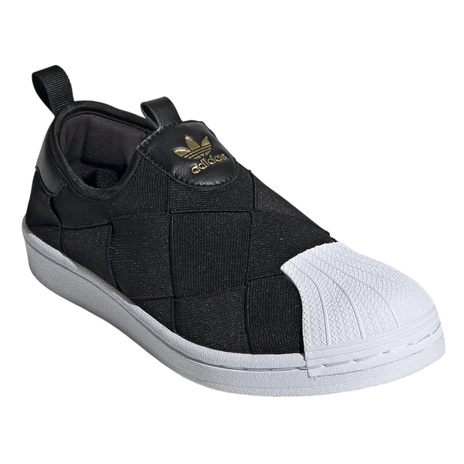 adidas Originals Womens Superstar Slip-on Shoes - Black / White