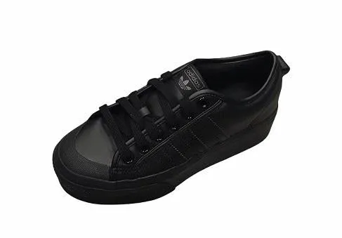Adidas scarpa sneakers con zeppa da donna Nizza Platform FW0266 nero