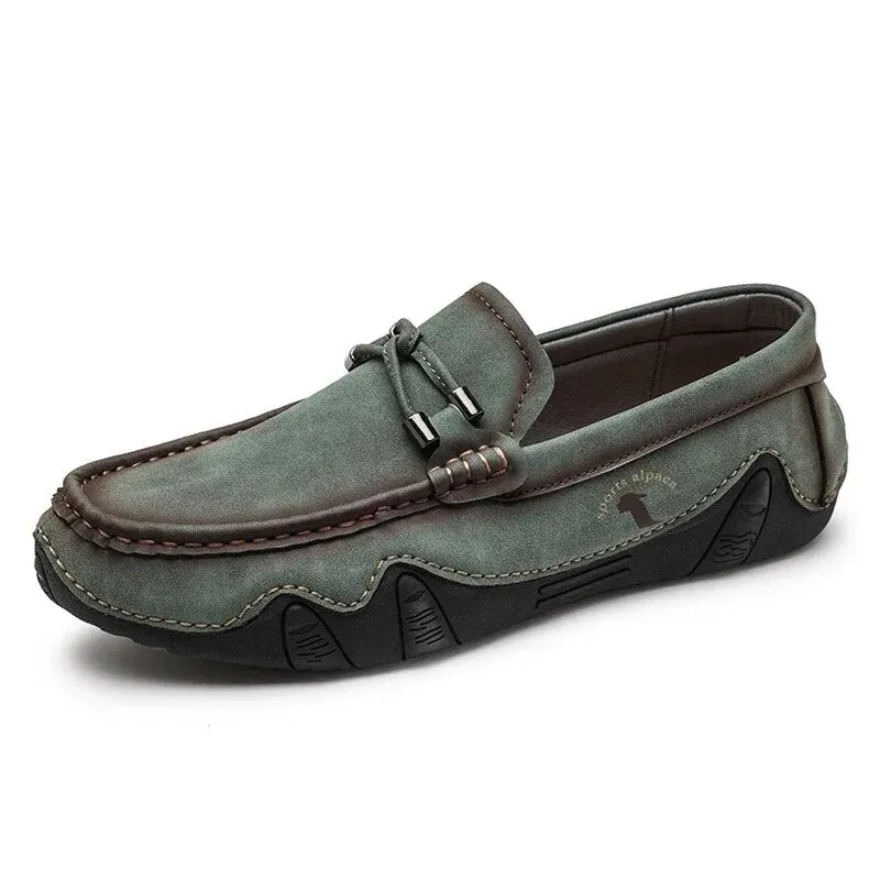 Alpaca Leather Sport Loafers
