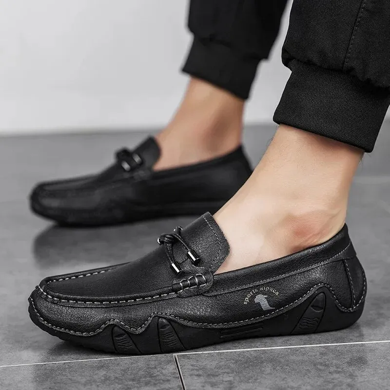 Alpaca Leather Sport Loafers