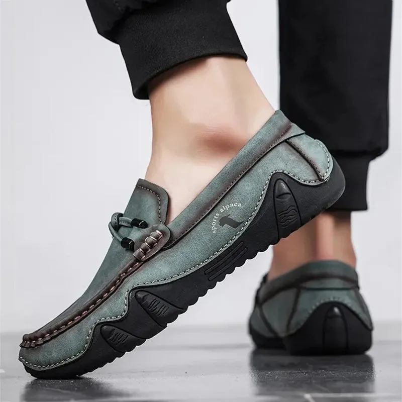 Alpaca Leather Sport Loafers