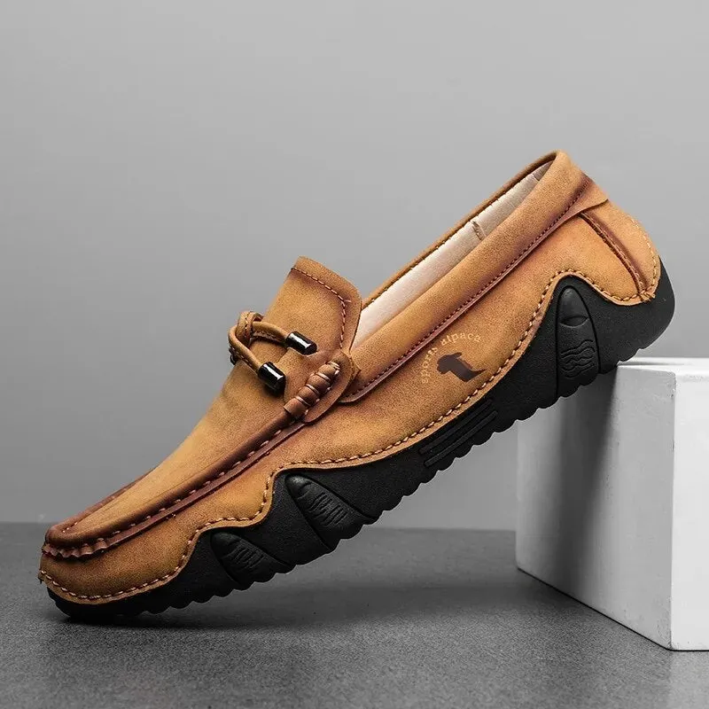 Alpaca Leather Sport Loafers
