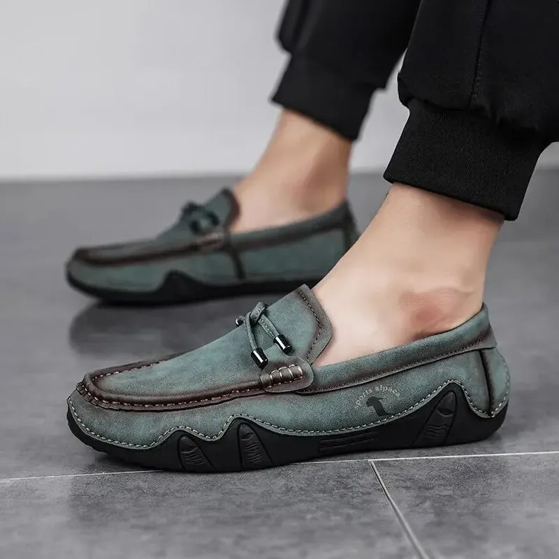 Alpaca Leather Sport Loafers