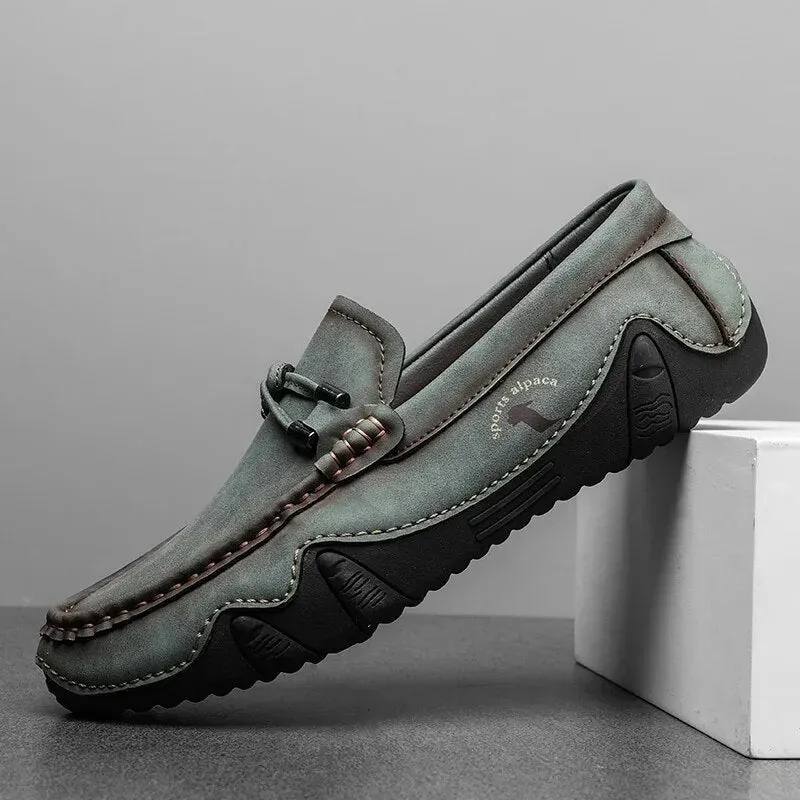 Alpaca Leather Sport Loafers