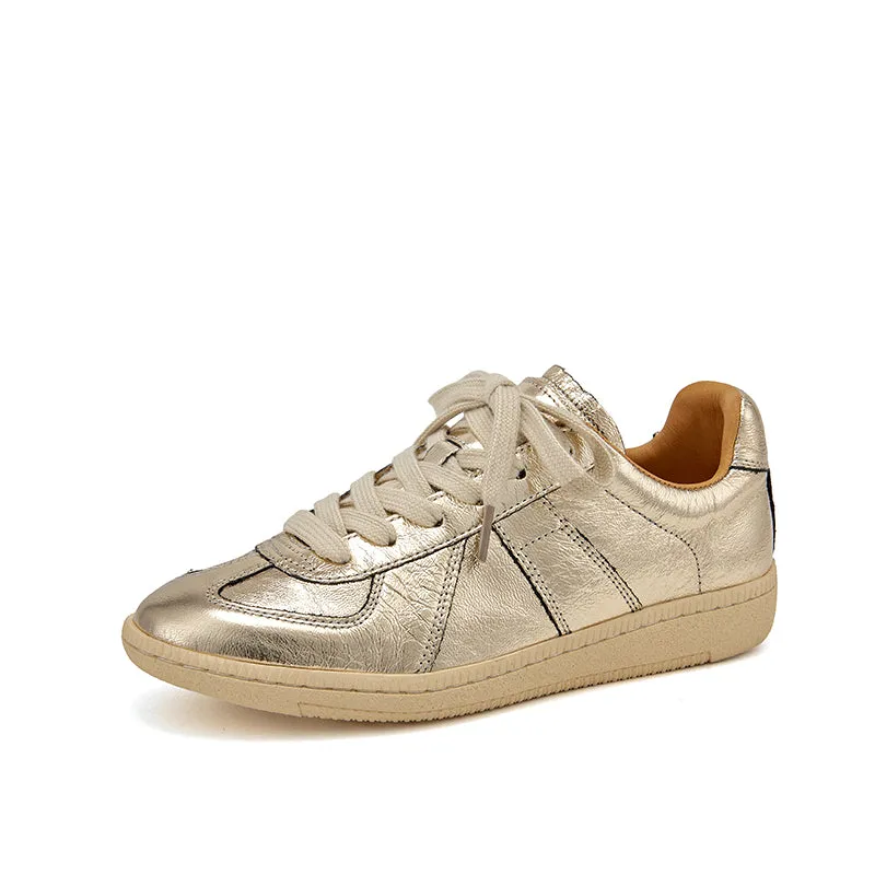 BeauToday Retro Casual Sneakers with Patchwork Design for Women