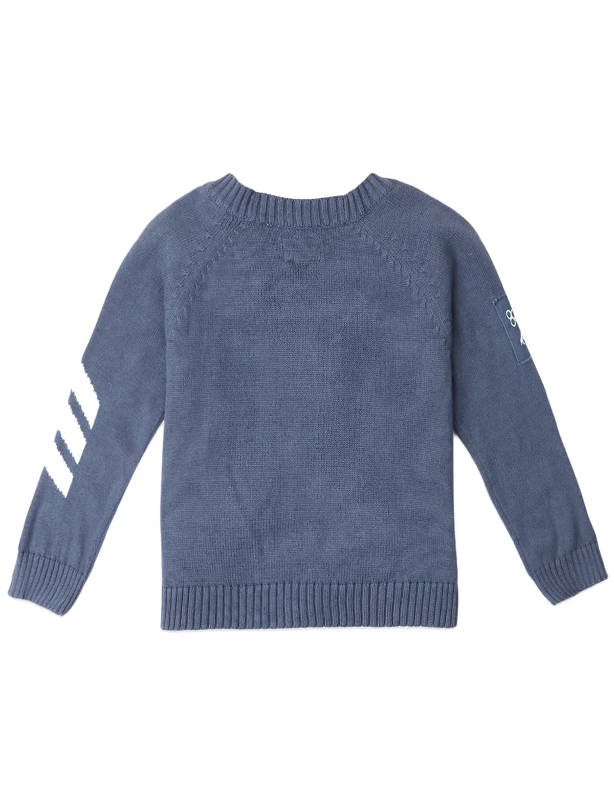 BOYS CHEVRON SLEEVES CARDIGAN
