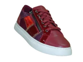 Cassini Women's Monsoon Sneakers- Wine Multi