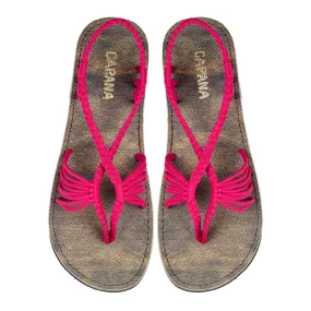 Cocoon- Pink Jeans Rope Sandals