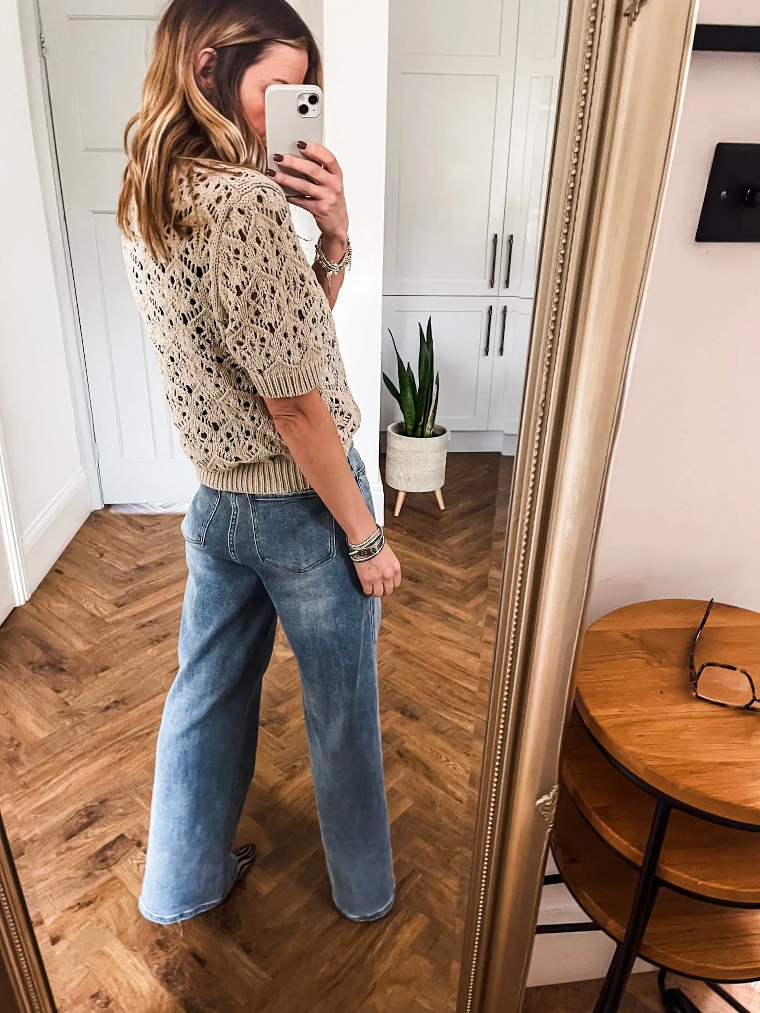 Crochet Short Sleeve Jumper