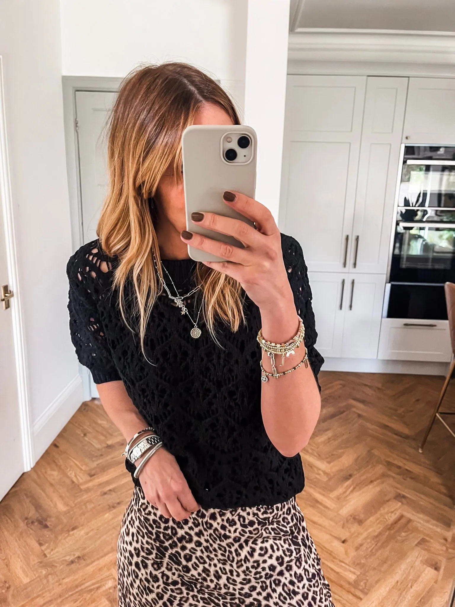 Crochet Short Sleeve Jumper