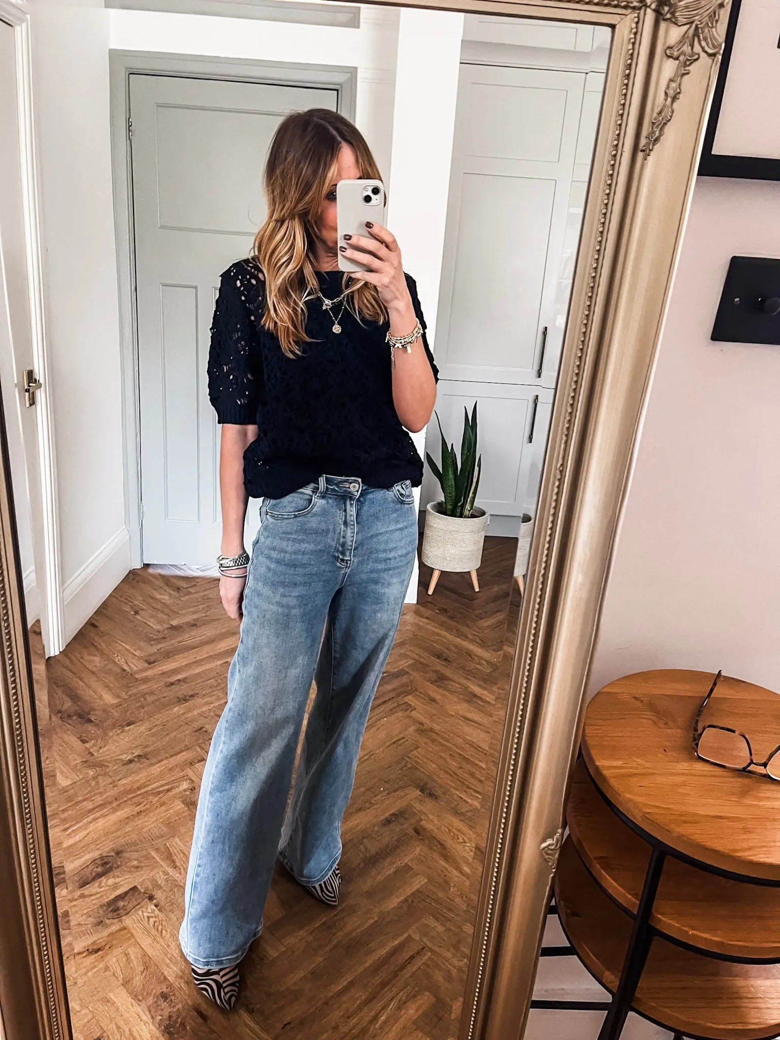 Crochet Short Sleeve Jumper