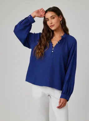 FLOWY RAGLAN PULLOVER