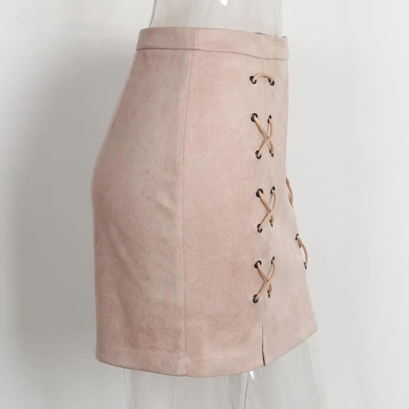 High Waist Skirt Of Cotton