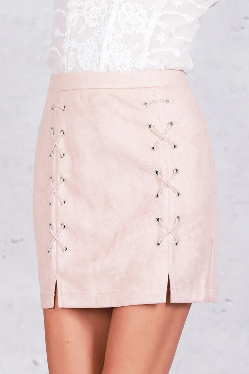 High Waist Skirt Of Cotton