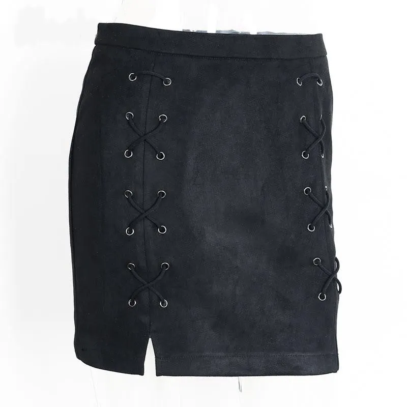 High Waist Skirt Of Cotton