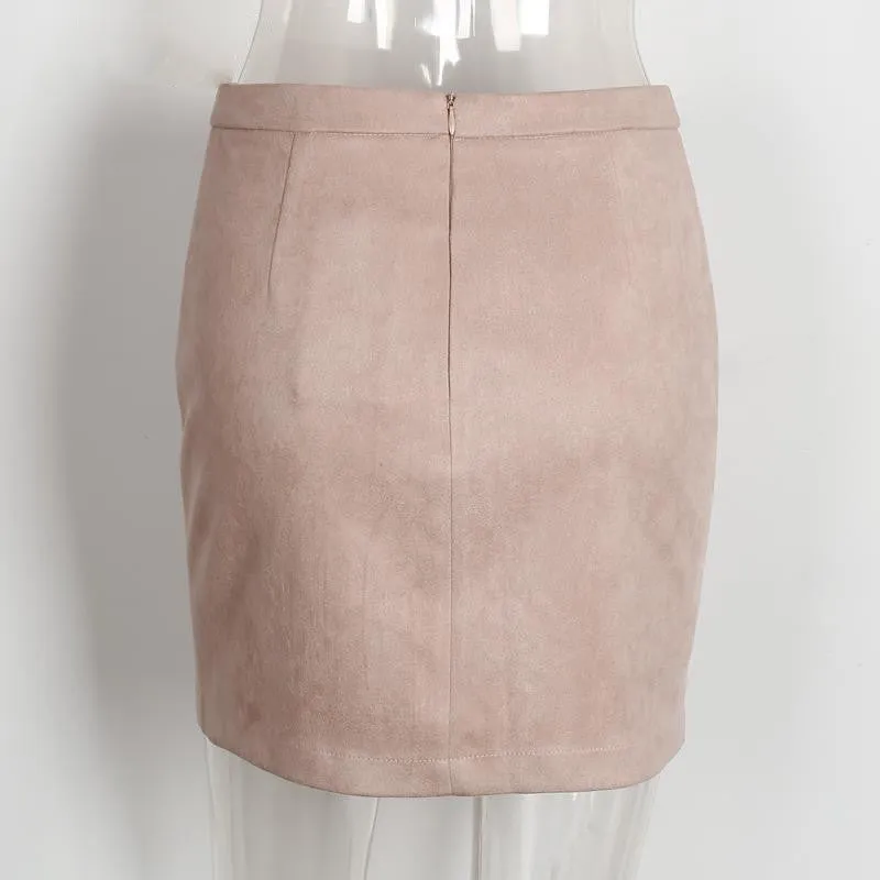 High Waist Skirt Of Cotton