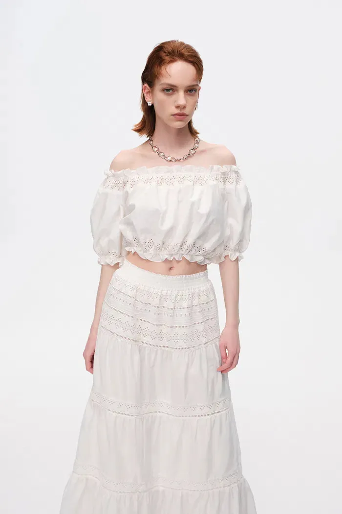 Luise Maxi Skirt in Silk Cotton