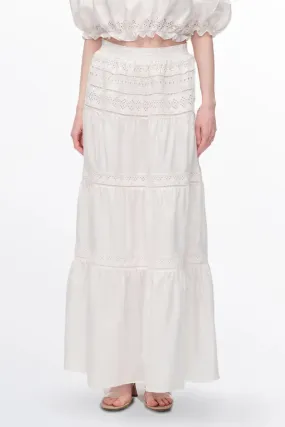Luise Maxi Skirt in Silk Cotton