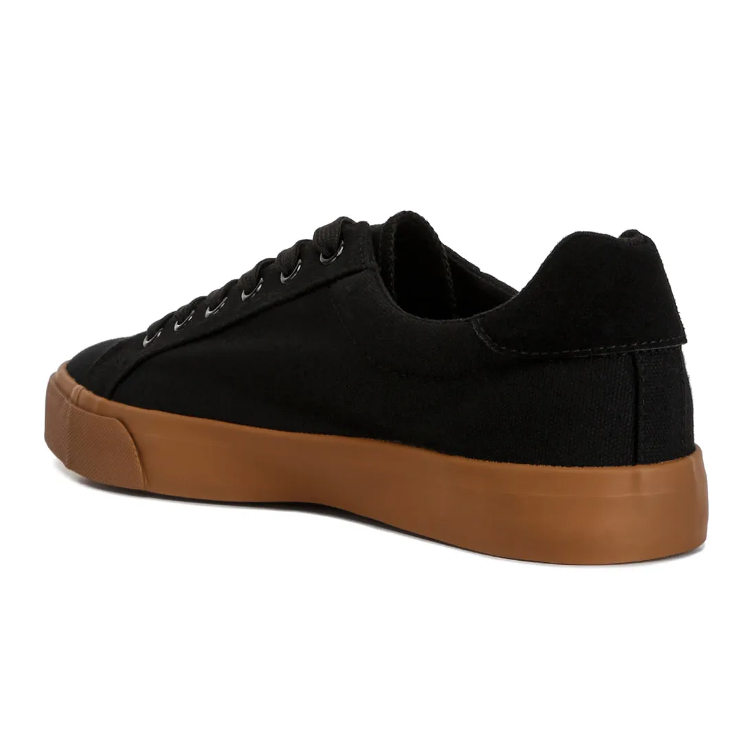 Men's Color Block Casual Canvas Sneakers