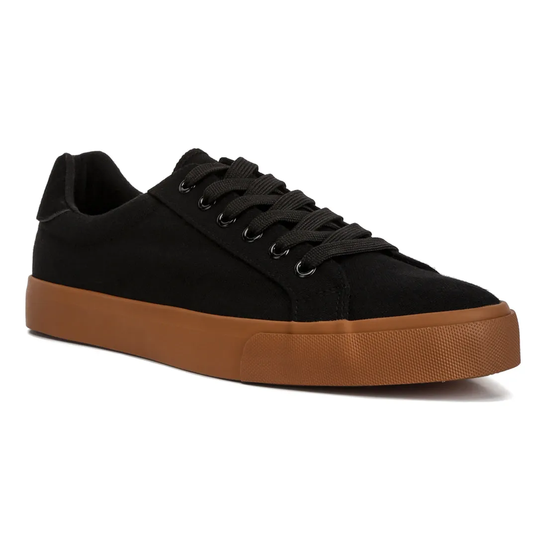 Men's Color Block Casual Canvas Sneakers