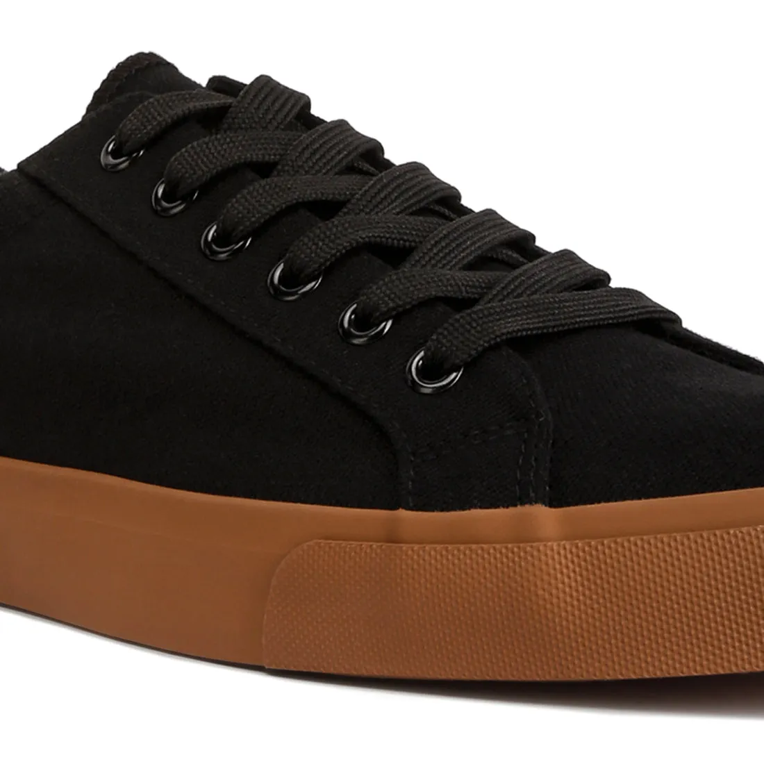 Men's Color Block Casual Canvas Sneakers