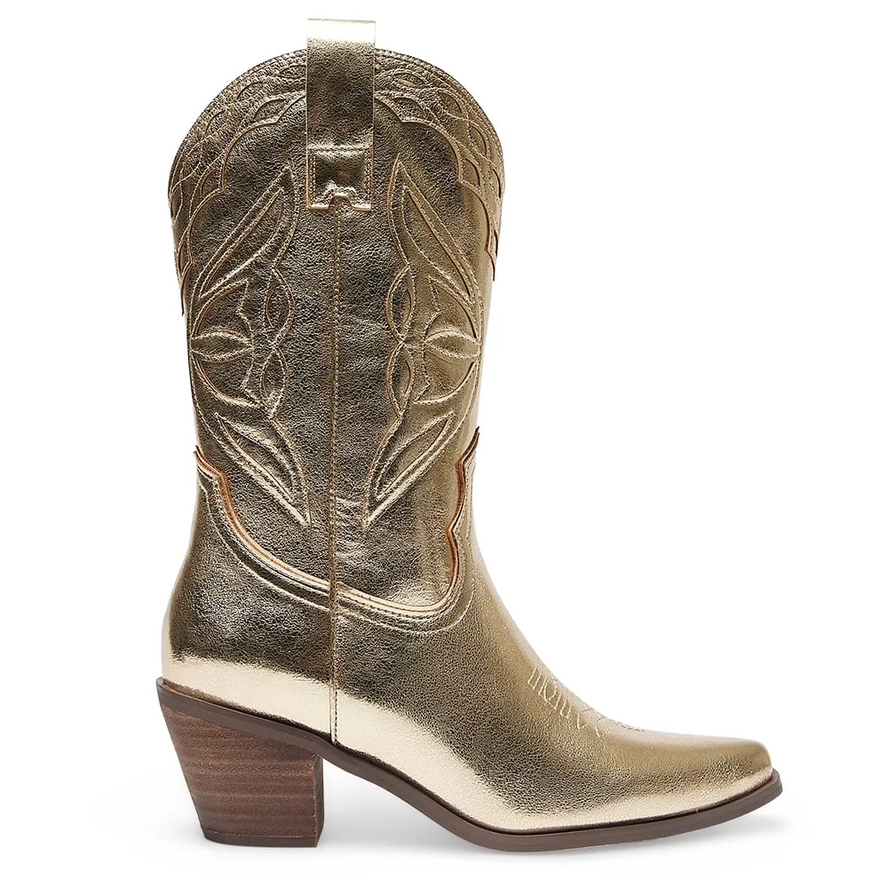 Rodeo Boot in Soft Gold