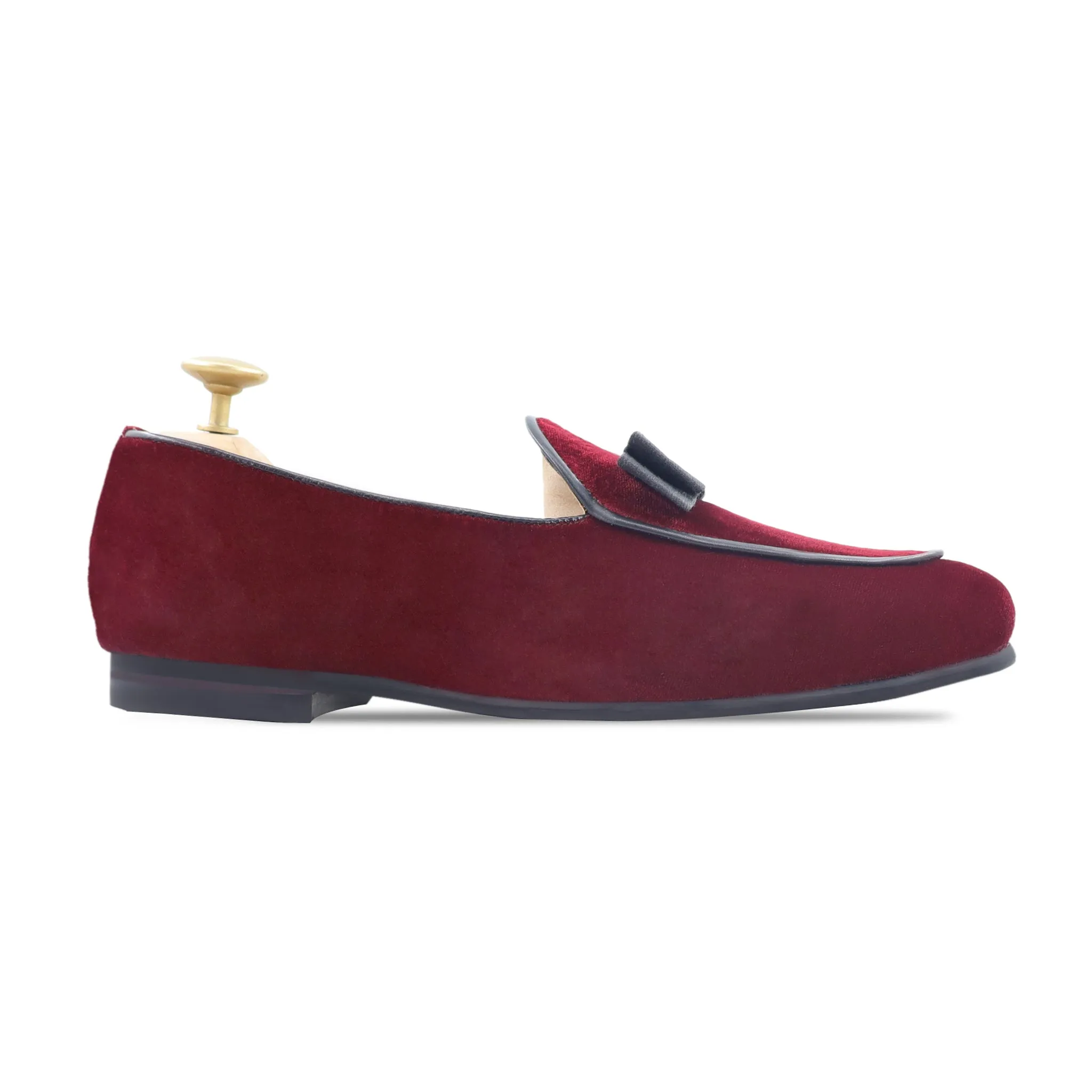 Sandro - Men's Oxblood Welvet Loafer