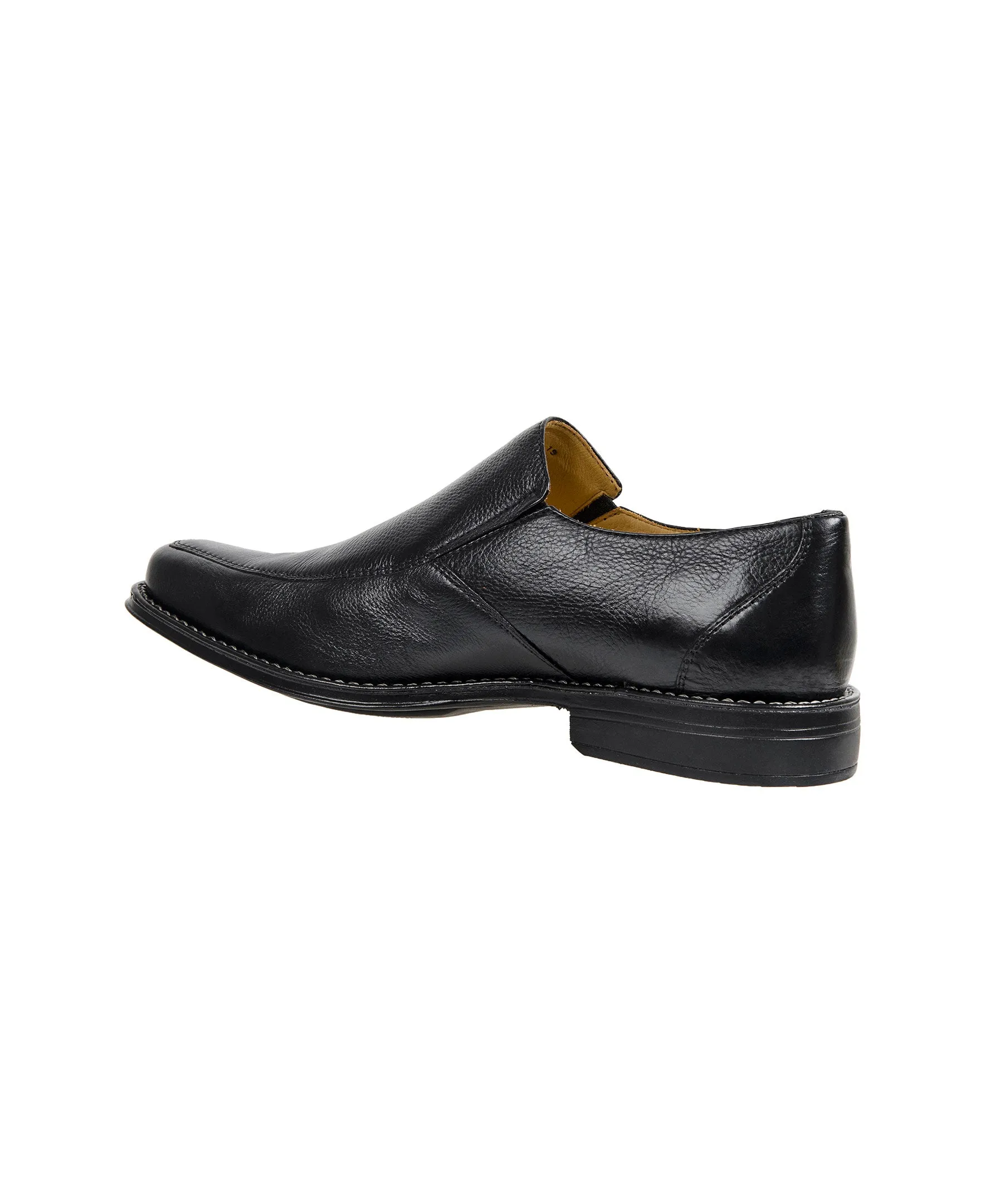 Sandro Moscoloni Men's Rockford Black Genuine Leather Venetian Loafer