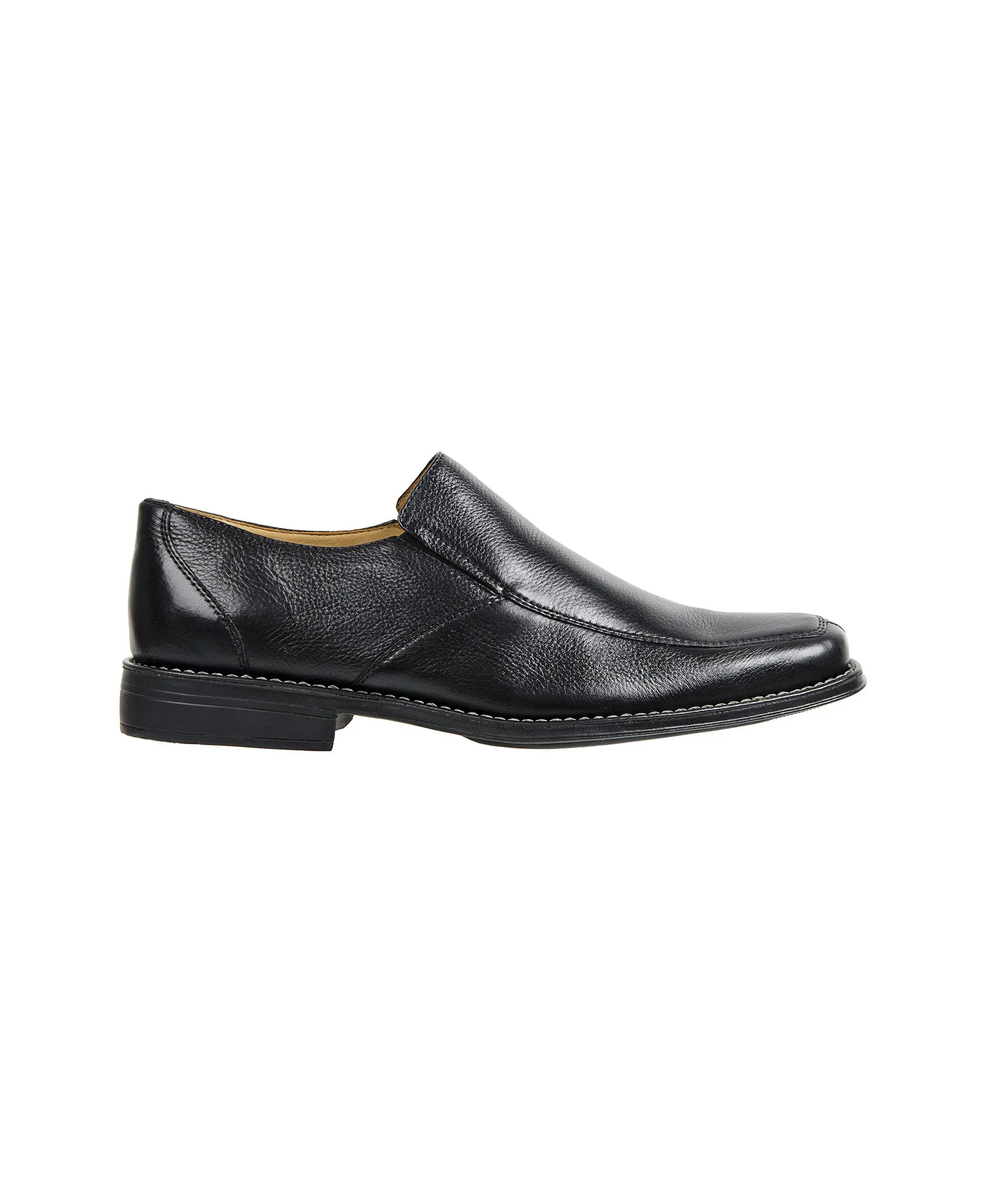 Sandro Moscoloni Men's Rockford Black Genuine Leather Venetian Loafer