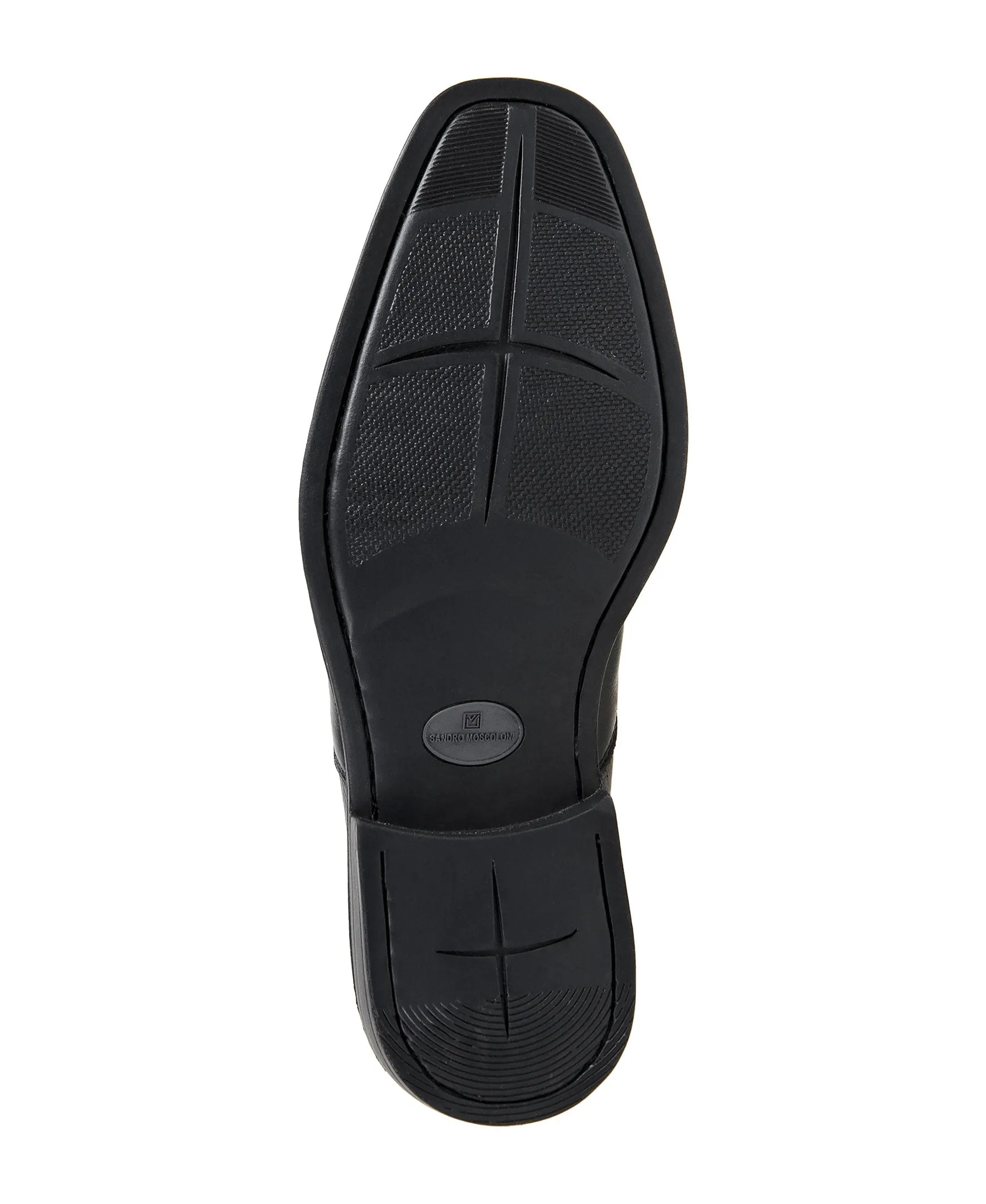 Sandro Moscoloni Men's Rockford Black Genuine Leather Venetian Loafer