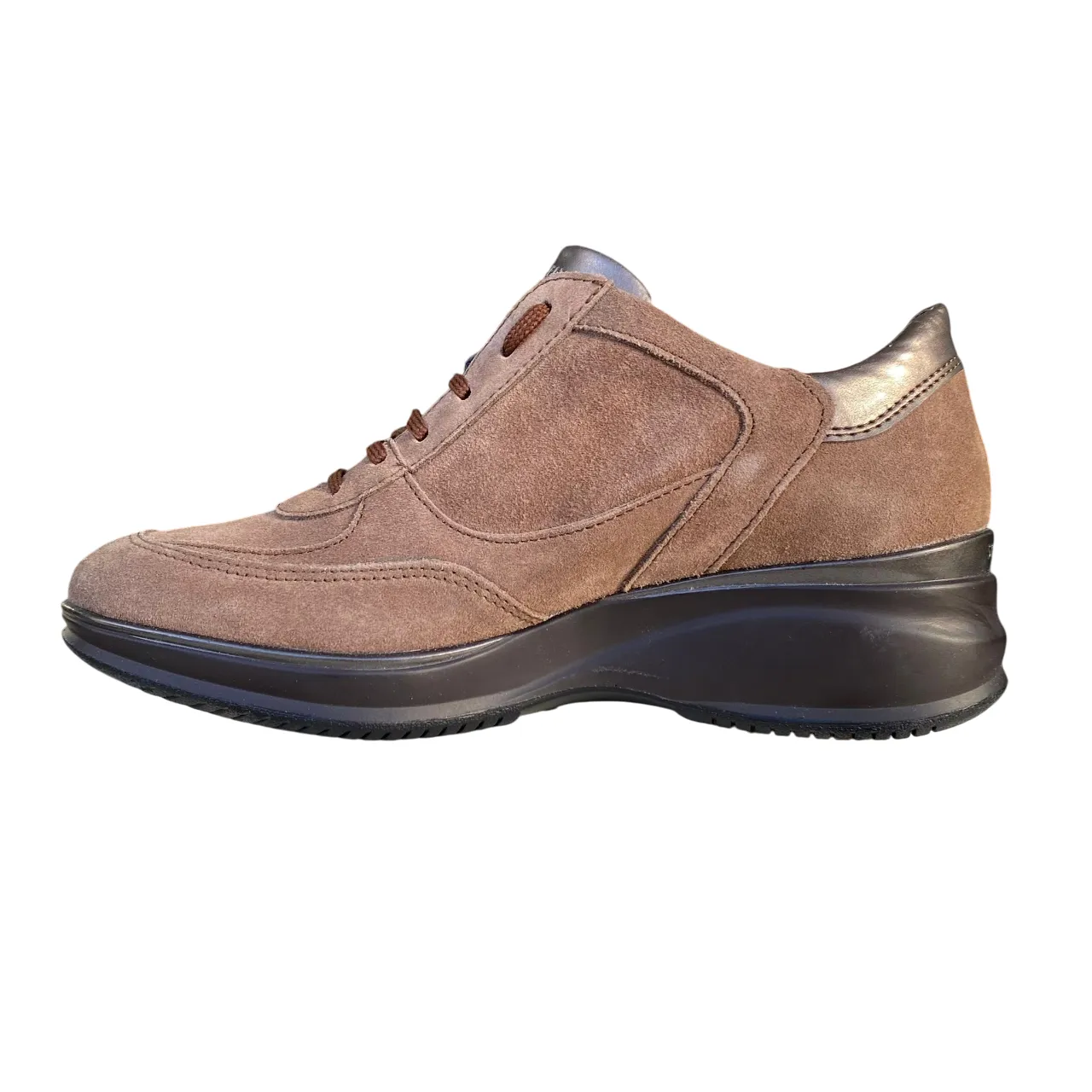 Stonefly scarpa sneakers da donna  Travel 6 Velour 107516 E89 almond
