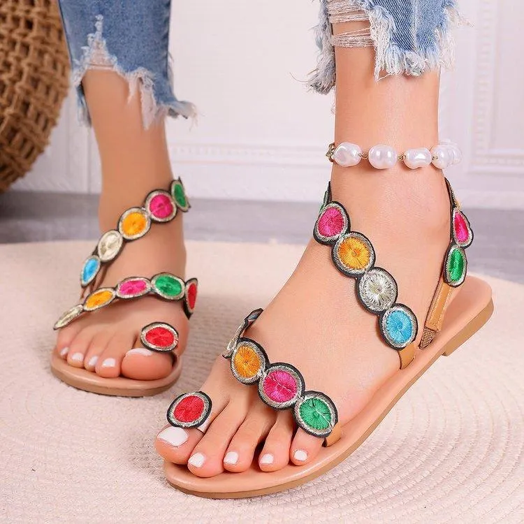 Stylish Slingback Thong Sandals