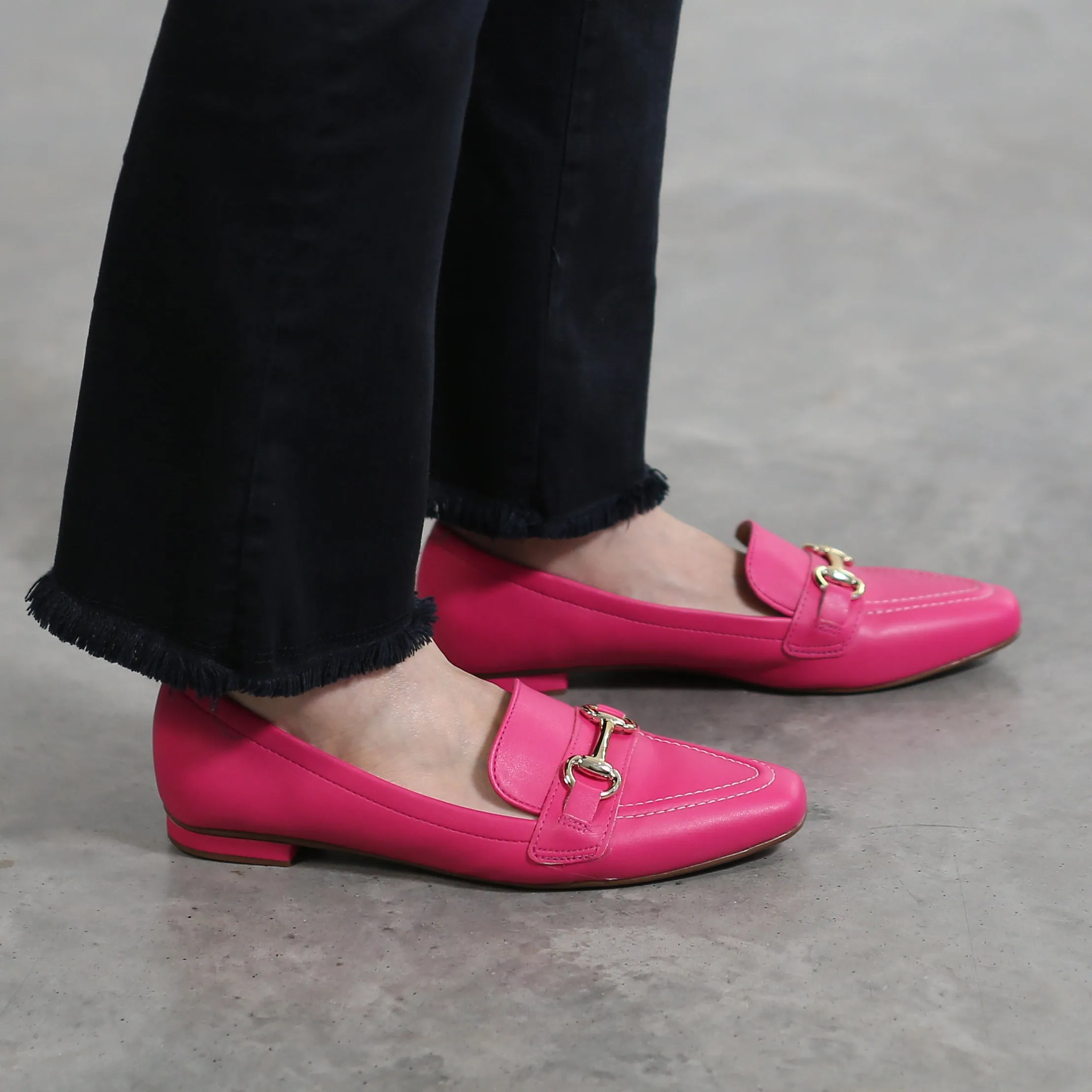 Vizzano 1351-106 Flat Loafer in Pink Napa