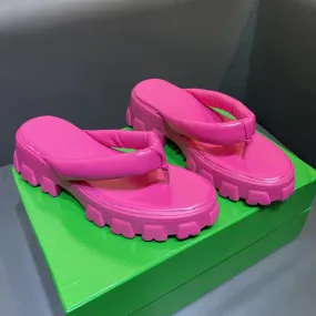 Women's Colorful Platform Flip Flop